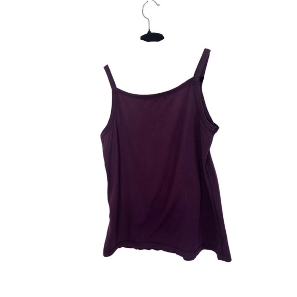 Three Hearts Womens Tank Top Size M Purple Cotton Cami Heart Logo Minimalist - Picture 3 of 6